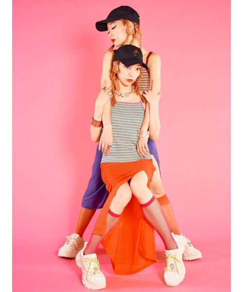 FILA（フィラ）の「FILA ニットキャミソール【コラボ】（ニット/セーター・レディース・ブラック/パープル/ボルドー・MEDIUM）」の16枚目の写真