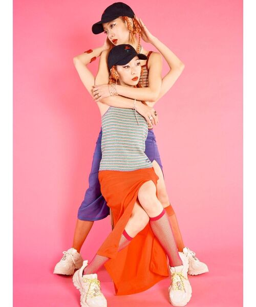 FILA（フィラ）の「FILA ニットキャミソール【コラボ】（ニット/セーター・レディース・ブラック/パープル/ボルドー・MEDIUM）」の17枚目の写真