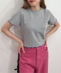 EPIMI E'PIMMY | 配色メローコンパクトリブTシャツ(Tシャツ/カットソー)