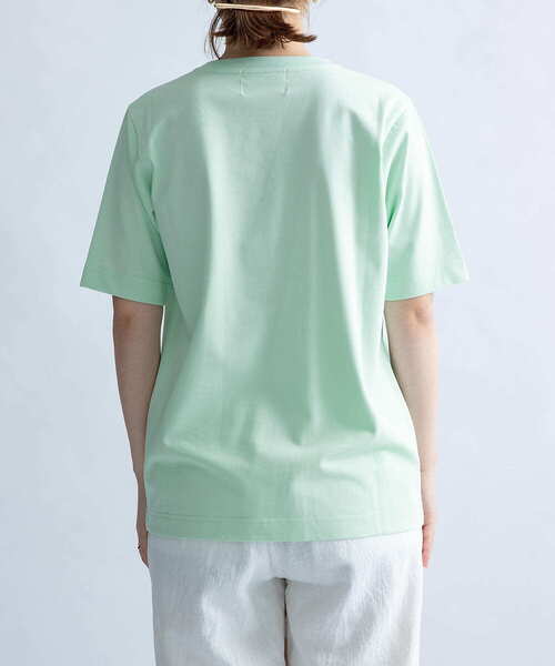 FORK&SPOON（フォークアンドスプーン）の「FORK&SPOON　オーガニックコットンショートスリーブTシャツ（Tシャツ/カットソー・レディース・グリーン系その他/ブラック/オフホワイト/ブラウン・ONE）」の12枚目の写真