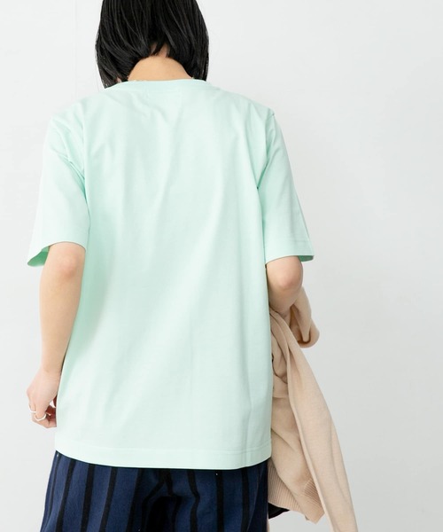 FORK&SPOON（フォークアンドスプーン）の「FORK&SPOON　オーガニックコットンショートスリーブTシャツ（Tシャツ/カットソー・レディース・グリーン系その他/ブラック/オフホワイト/ブラウン・ONE）」の16枚目の写真