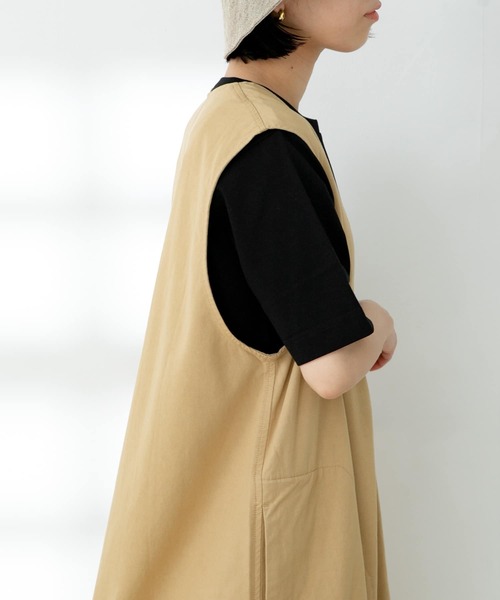 FORK&SPOON（フォークアンドスプーン）の「FORK&SPOON　オーガニックコットンショートスリーブTシャツ（Tシャツ/カットソー・レディース・グリーン系その他/ブラック/オフホワイト/ブラウン・ONE）」の21枚目の写真