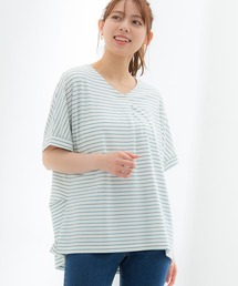 Honeys（ハニーズ）の「前タックトップス（Tシャツ/カットソー）」