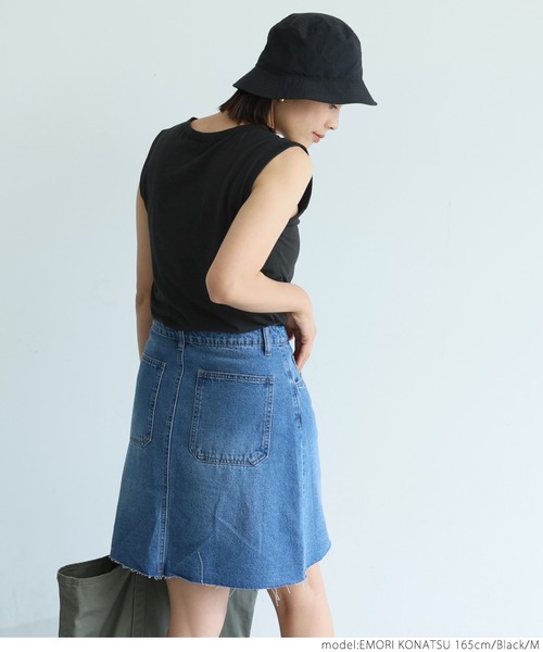 coca（coca）（コカ）の「とろみシリーズ　Vネックノースリ（タンクトップ・レディース・ホワイト/ブラック/ライトピンク・M/L）」の16枚目の写真