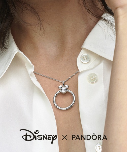 パンドラ Pandora ミッキー＆ミニー LOVE シルバー チャーム