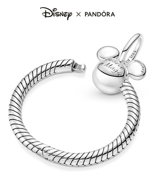 PANDORA ディズニー ミッキー＆ミニー 925 銀 ブレスレット㉒ぺ パンドラ Pandora ミニー 限定 シルバー ブレスレット