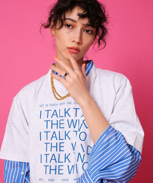 MAISON SPECIAL（メゾンスペシャル）の「＜THREE COLLABORATION＞I TALK TO THE WIND Tシャツ+THREEネイルポリッシュ2色キッド【MAISON SPECIAL/メゾンスペシャル】（マニキュア/ジェルネイル・レディース・ブラック/ホワイト/グレー・FREE）」の21枚目の写真