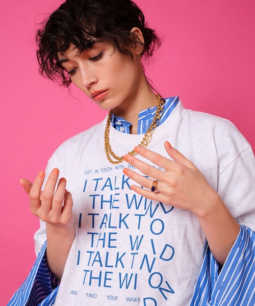 MAISON SPECIAL（メゾンスペシャル）の「＜THREE COLLABORATION＞I TALK TO THE WIND Tシャツ+THREEネイルポリッシュ2色キッド【MAISON SPECIAL/メゾンスペシャル】（マニキュア/ジェルネイル・レディース・ブラック/ホワイト/グレー・FREE）」の9枚目の写真