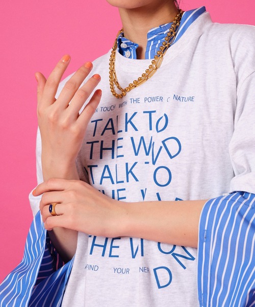 MAISON SPECIAL（メゾンスペシャル）の「＜THREE COLLABORATION＞I TALK TO THE WIND Tシャツ+THREEネイルポリッシュ2色キッド【MAISON SPECIAL/メゾンスペシャル】（マニキュア/ジェルネイル・レディース・ブラック/ホワイト/グレー・FREE）」の5枚目の写真