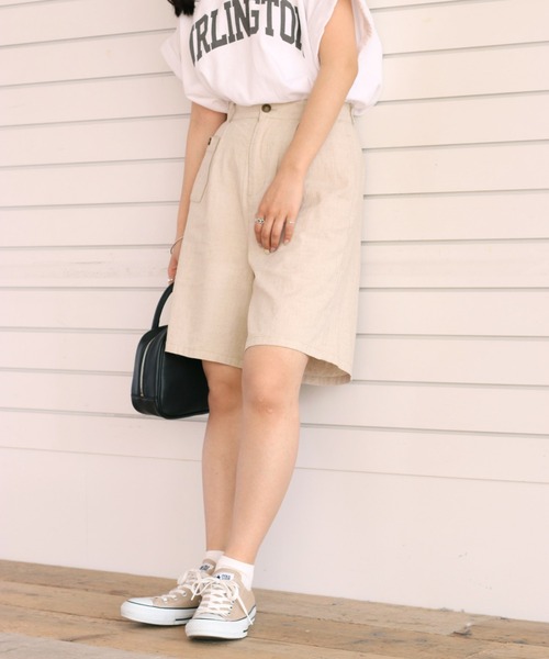 SMAXMARA Erioリネンショートパンツベージュ関税込み S Max Mara Ericショートパンツベージュ関税込み (S Max Mara