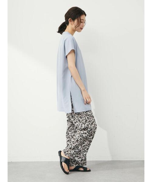 Green　Parks（グリーンパークス）の「フロント比翼チュニック（シャツ/ブラウス・レディース・サックスブルー/オレンジ/グレイッシュベージュ/ダークネイビー・FREE）」の11枚目の写真