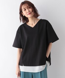 フェイクレイヤーVネックプルオーバー/278863