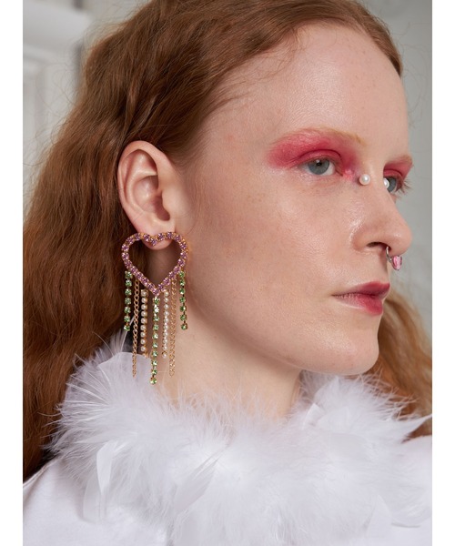 PAMEO POSE(パメオポーズ)の「Baby Diva Pierce(ピアス(両耳用)・レディース・ピンク/クリア・FREE)」の18枚目の写真