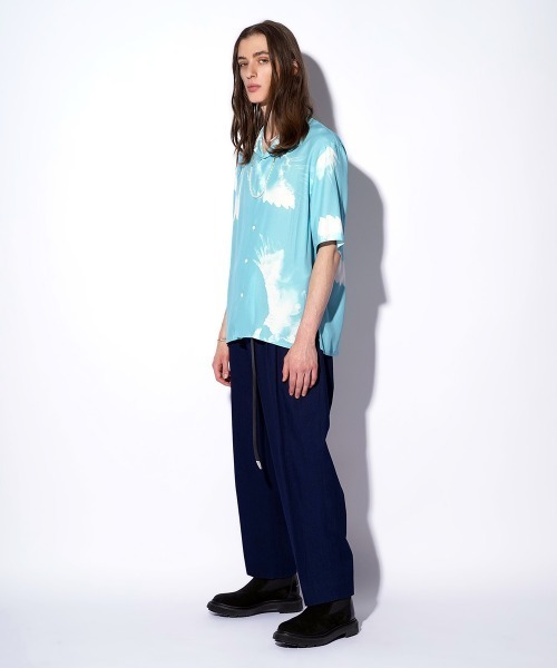 FORSOMEONE(フォーサムワン)の「FORSOMEONE EAGLE SHIRT(シャツ/ブラウス・メンズ・ブラック/ライトブルー・48)」の9枚目の写真