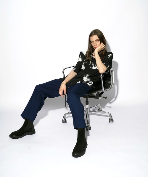FORSOMEONE(フォーサムワン)の「FORSOMEONE EAGLE SHIRT(シャツ/ブラウス・メンズ・ブラック/ライトブルー・48)」の13枚目の写真