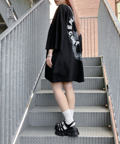 Figments（フィグメンツ）の「EMOTIONS Tシャツ（Tシャツ/カットソー・レディース・ホワイト/ブラック・FREE）」の5枚目の写真