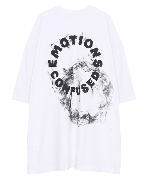 Figments（フィグメンツ）の「EMOTIONS Tシャツ（Tシャツ/カットソー・レディース・ホワイト/ブラック・FREE）」の6枚目の写真