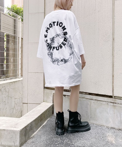 Figments（フィグメンツ）の「EMOTIONS Tシャツ（Tシャツ/カットソー・レディース・ホワイト/ブラック・FREE）」の14枚目の写真
