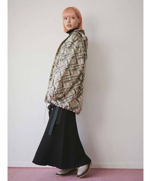 merry jenny（メリージェニー）の「assortジャガードウィンドブレーカー（その他アウター・レディース・ライトグリーン/ベージュ・FREE）」の13枚目の写真