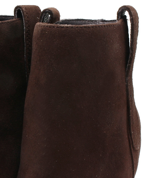 OUTLET（アウトレット）の「【Sheta】スウェードショートブーツ（ブーツ・レディース・ダークブラウン・36/37）」の7枚目の写真