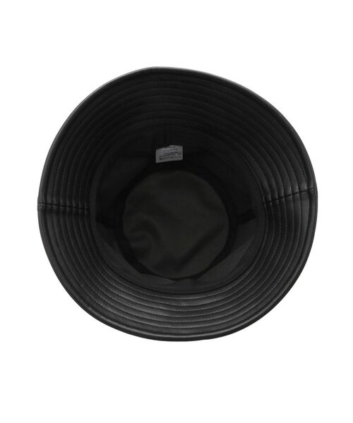 ELENDEEK(エレンディーク)の「フェイクレザーバケットハット(ハット・レディース・ブラック/ベージュ・FREE)」の9枚目の写真