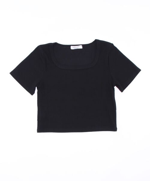 VIBGYOR Women(ヴィブジョー ウィメン)の「【KOREA SELECT】ショート丈 ラウンドネック 半袖 Tシャツ(Tシャツ/カットソー・レディース・ホワイト/ライトブルー/ブラック/パープル/グレー/ピンク/ブルー・SMALL/MEDIUM/LARGE)」の14枚目の写真