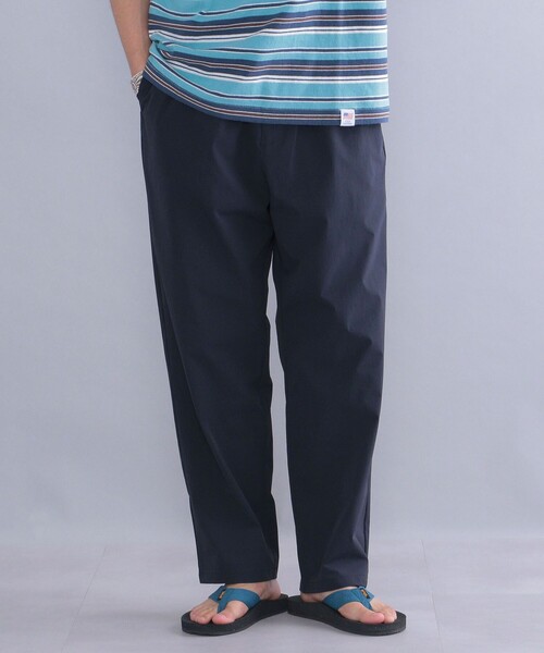 SHIPS（シップス）の「RE...SHIPS:〈撥水/ストレッチ〉ナイロン テーパード イージーパンツ（その他パンツ・メンズ・ネイビー/オリーブ・LARGE/SMALL/MEDIUM）」の2枚目の写真