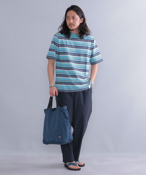 SHIPS（シップス）の「RE...SHIPS:〈撥水/ストレッチ〉ナイロン テーパード イージーパンツ（その他パンツ・メンズ・ネイビー/オリーブ・LARGE/SMALL/MEDIUM）」の7枚目の写真