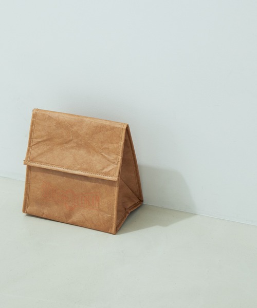 SALON adam et rope'（サロン アダム エ ロペ）の「【SCREAM ICE CREAM for SALON】ランチバッグ/保冷バッグ（ハンドバッグ・レディース・チャコールグレー/ベージュ・FREE）」の2枚目の写真