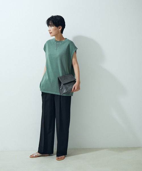 SALON adam et rope'（サロン アダム エ ロペ）の「【SCREAM ICE CREAM for SALON】ランチバッグ/保冷バッグ（ハンドバッグ・レディース・チャコールグレー/ベージュ・FREE）」の9枚目の写真