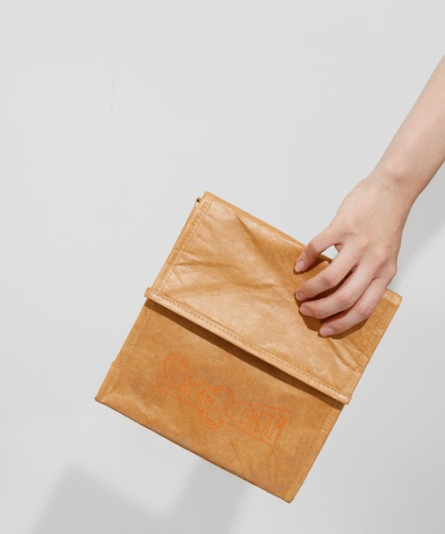 SALON adam et rope'（サロン アダム エ ロペ）の「【SCREAM ICE CREAM for SALON】ランチバッグ/保冷バッグ（ハンドバッグ・レディース・チャコールグレー/ベージュ・FREE）」の13枚目の写真