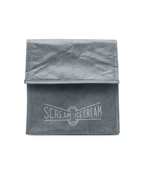 SALON adam et rope'（サロン アダム エ ロペ）の「【SCREAM ICE CREAM for SALON】ランチバッグ/保冷バッグ（ハンドバッグ・レディース・チャコールグレー/ベージュ・FREE）」の17枚目の写真