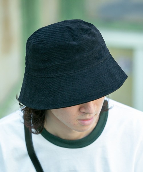 SENSE OF PLACE by URBAN RESEARCH（センスオブプレイスバイアーバンリサーチ）の「コーデュロイバケットハット（ハット・メンズ・ブラック/ベージュ/グリーン・ONE）」の2枚目の写真