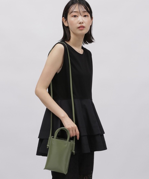 LAKOLE（ラコレ）の「2WAYハンドルミニショルダーバッグ / 344265（ショルダーバッグ・レディース・ブラック/グリーン/マスタード/サンドグレー/アイボリー/ライラック/グレー・FREE）」の6枚目の写真