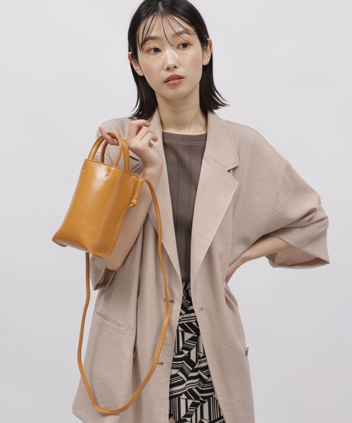 LAKOLE（ラコレ）の「2WAYハンドルミニショルダーバッグ / 344265（ショルダーバッグ・レディース・ブラック/グリーン/マスタード/サンドグレー/アイボリー/ライラック/グレー・FREE）」の7枚目の写真