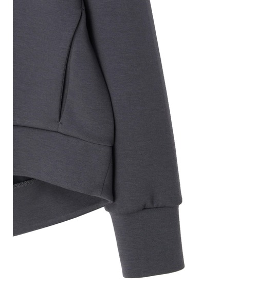 YECCA VECCA(イェッカヴェッカ)の「バックプリーツZIPフーディー(パーカー・レディース・チャコールグレー/モカ/ライトベージュ・FREE)」の17枚目の写真