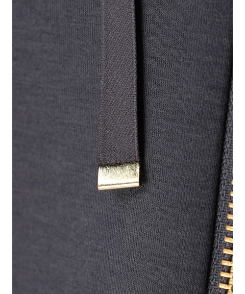 YECCA VECCA(イェッカヴェッカ)の「バックプリーツZIPフーディー(パーカー・レディース・チャコールグレー/モカ/ライトベージュ・FREE)」の20枚目の写真