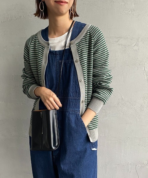 MILLER（ミラー）の「[MILLER/ミラー] 別注 2WAY ニットカーディガン（カーディガン/ボレロ・レディース・ブラック/ネイビー/ブラウン/グレー/レッド/ブラウン系・F）」の3枚目の写真
