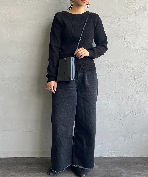 MILLER（ミラー）の「[MILLER/ミラー] 別注 2WAY ニットカーディガン（カーディガン/ボレロ・レディース・ブラック/ネイビー/ブラウン/グレー/レッド/ブラウン系・F）」の22枚目の写真