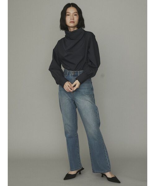 COTORICA（コトリカ）の「ハイネックブラウス（シャツ/ブラウス・レディース・チャコールグレー/ブラック/オフホワイト・FREE）」の18枚目の写真