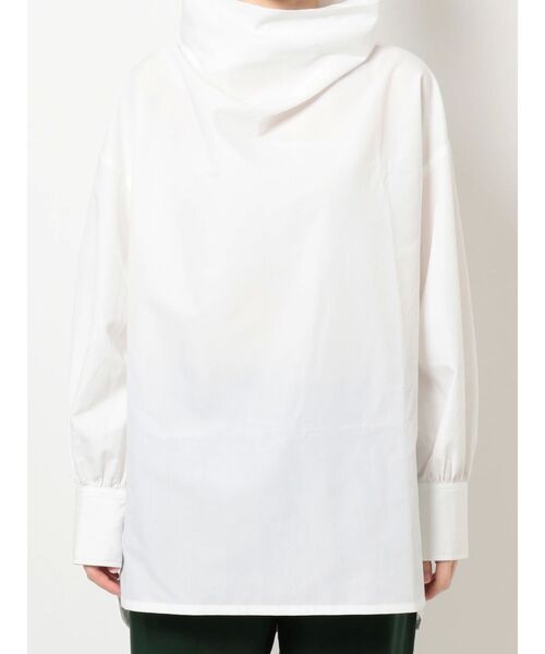 COTORICA（コトリカ）の「ハイネックブラウス（シャツ/ブラウス・レディース・チャコールグレー/ブラック/オフホワイト・FREE）」の21枚目の写真