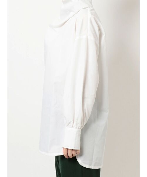 COTORICA（コトリカ）の「ハイネックブラウス（シャツ/ブラウス・レディース・チャコールグレー/ブラック/オフホワイト・FREE）」の10枚目の写真