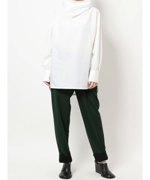 COTORICA（コトリカ）の「ハイネックブラウス（シャツ/ブラウス・レディース・チャコールグレー/ブラック/オフホワイト・FREE）」の15枚目の写真