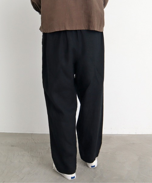 chambre de charme（シャンブルドゥシャーム）の「●14リネン ゆるりパンツ（その他パンツ・レディース・ブラック/レッド・FREE）」の9枚目の写真