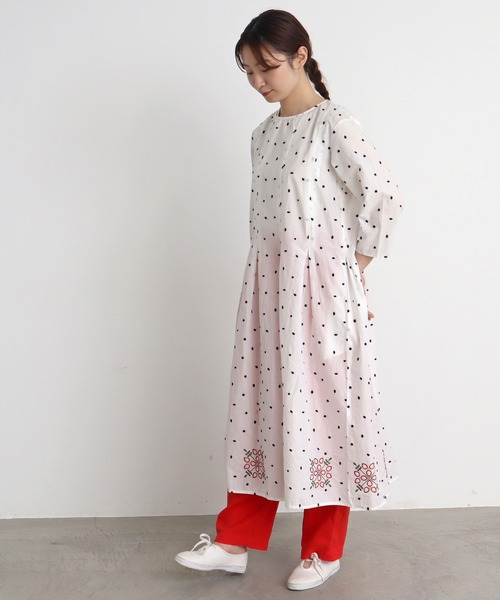 chambre de charme（シャンブルドゥシャーム）の「●14リネン ゆるりパンツ（その他パンツ・レディース・ブラック/レッド・FREE）」の18枚目の写真