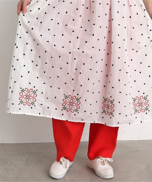 chambre de charme（シャンブルドゥシャーム）の「●14リネン ゆるりパンツ（その他パンツ・レディース・ブラック/レッド・FREE）」の20枚目の写真