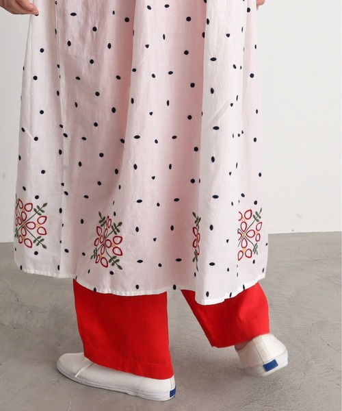 chambre de charme（シャンブルドゥシャーム）の「●14リネン ゆるりパンツ（その他パンツ・レディース・ブラック/レッド・FREE）」の22枚目の写真