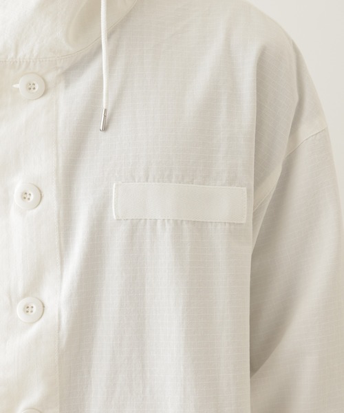 CIAOPANIC TYPY（チャオパニックティピー）の「【ユニセックス】【セットアップ対応】オーバーサイズリップストップスノーカモパーカー（ミリタリージャケット・メンズ・ホワイト/カーキ・ONE SIZE）」の18枚目の写真