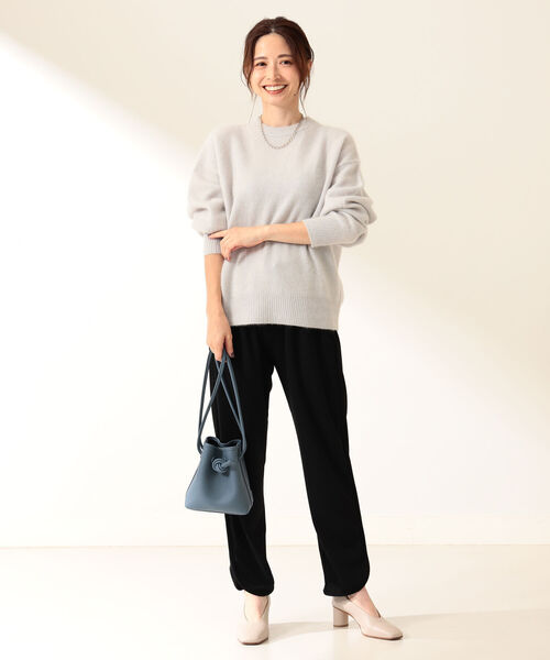 Demi-Luxe BEAMS / フラッフィ クルーネック ニット　ラクーン Demi-Luxe BEAMS（デミルクス ビームス）の「Demi-Luxe BEAMS