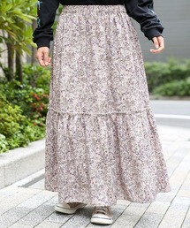 【大きいサイズ】ペイズリーギャザースカート
